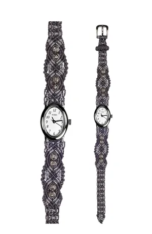 104G - Narrow with Timex Silver Cavatina Watch