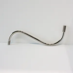 7-1/2" Chrome Metal S Arm