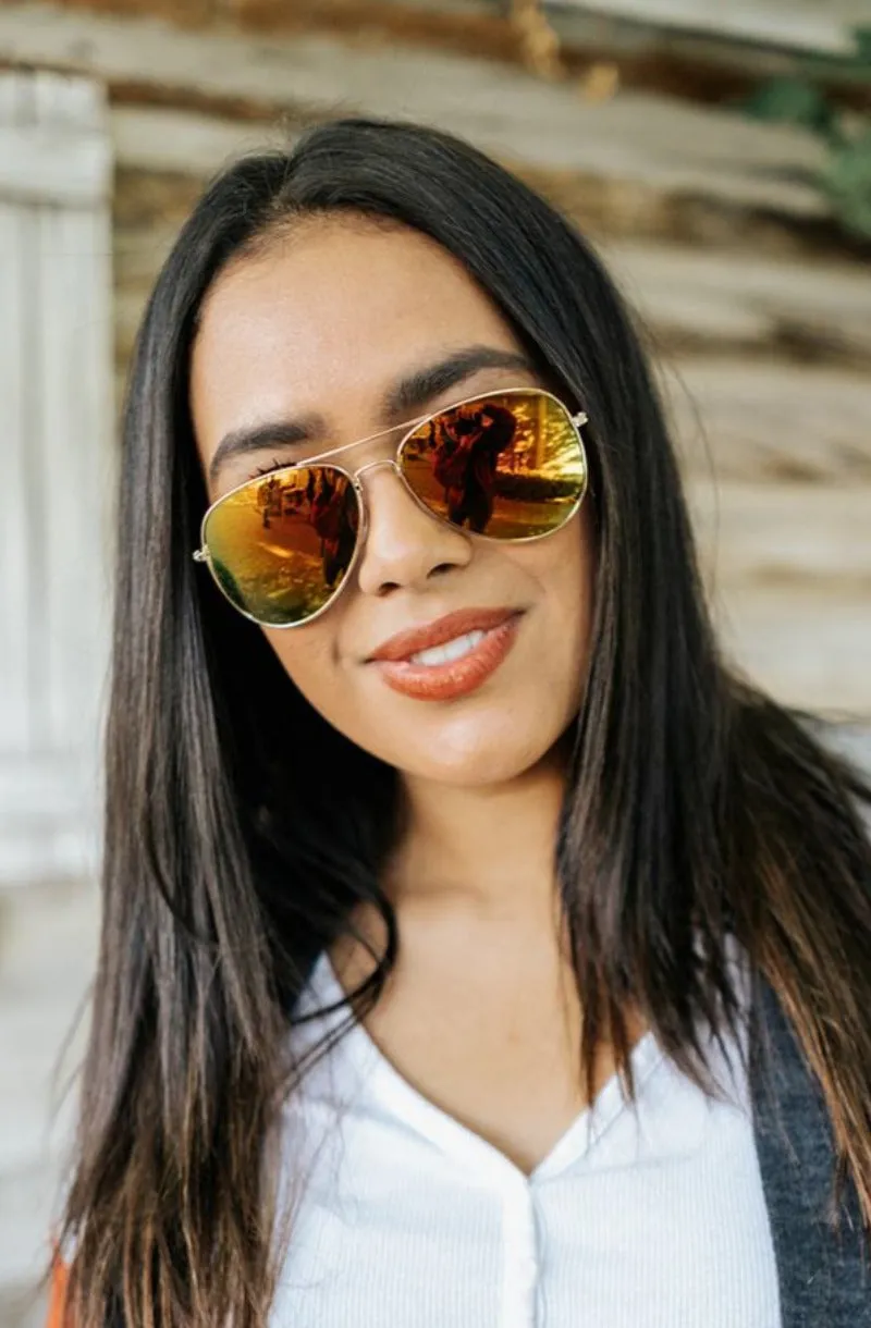 Adrienne Aviator Sunglasses