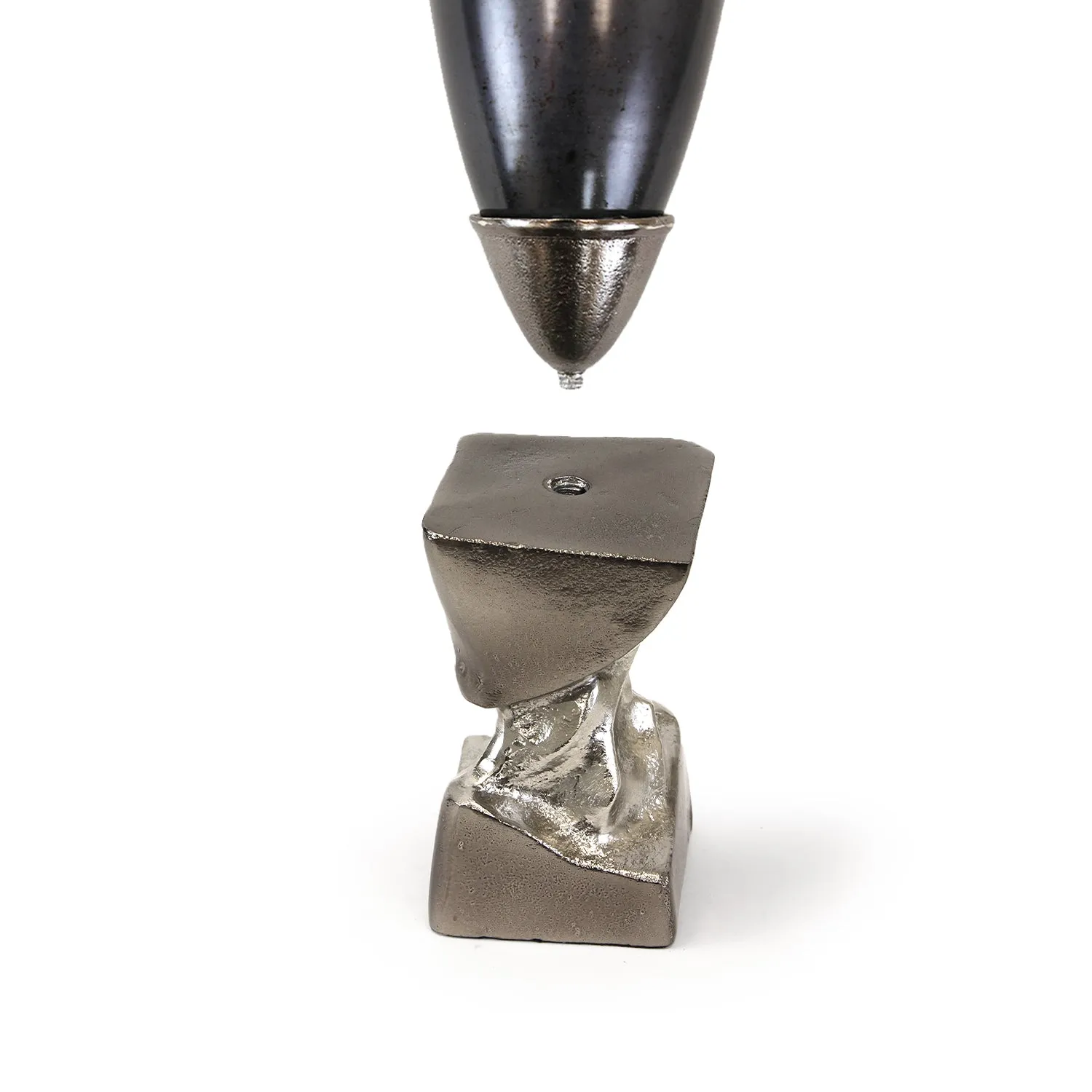 Antique Nickel Display Centerpiece