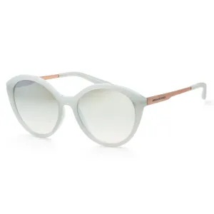 Armani Exchange Women's 55mm Shiny Opaline Azure Sunglasses AX4134S-8160W0-55