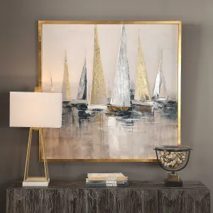 Art -Regatta Framed Canvas  (2 in stock)