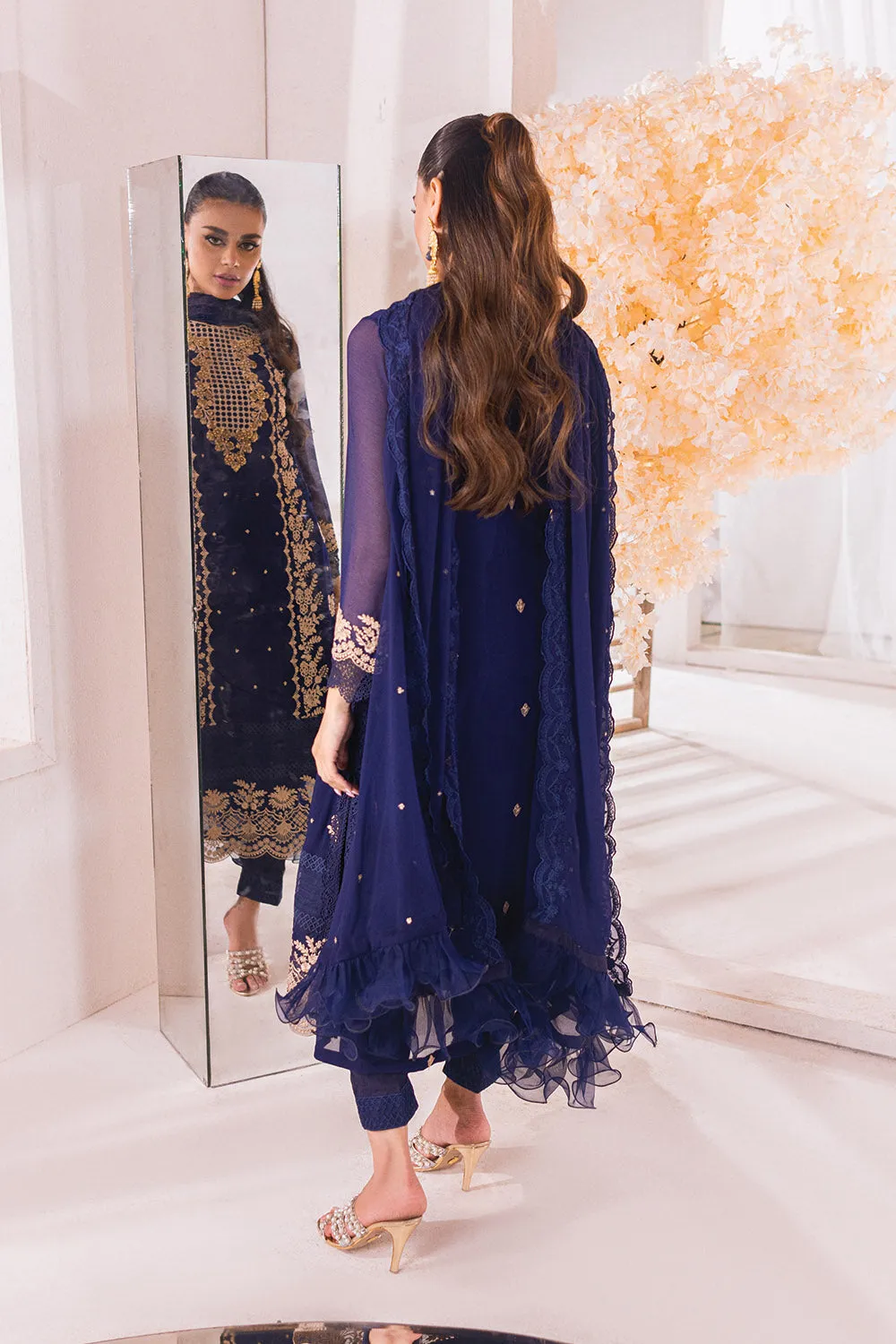 Azure Luxe Eid Embroidered Formal Collection – Eden Dew