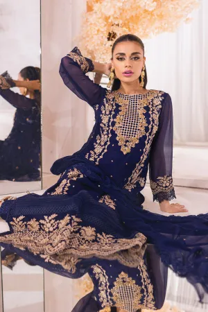 Azure Luxe Eid Embroidered Formal Collection – Eden Dew
