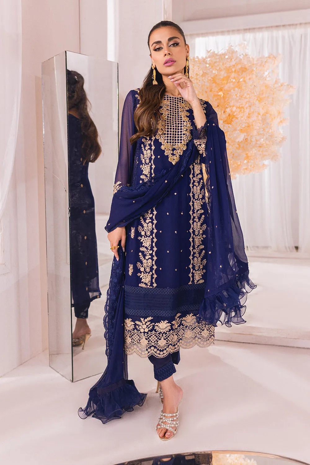 Azure Luxe Eid Embroidered Formal Collection – Eden Dew