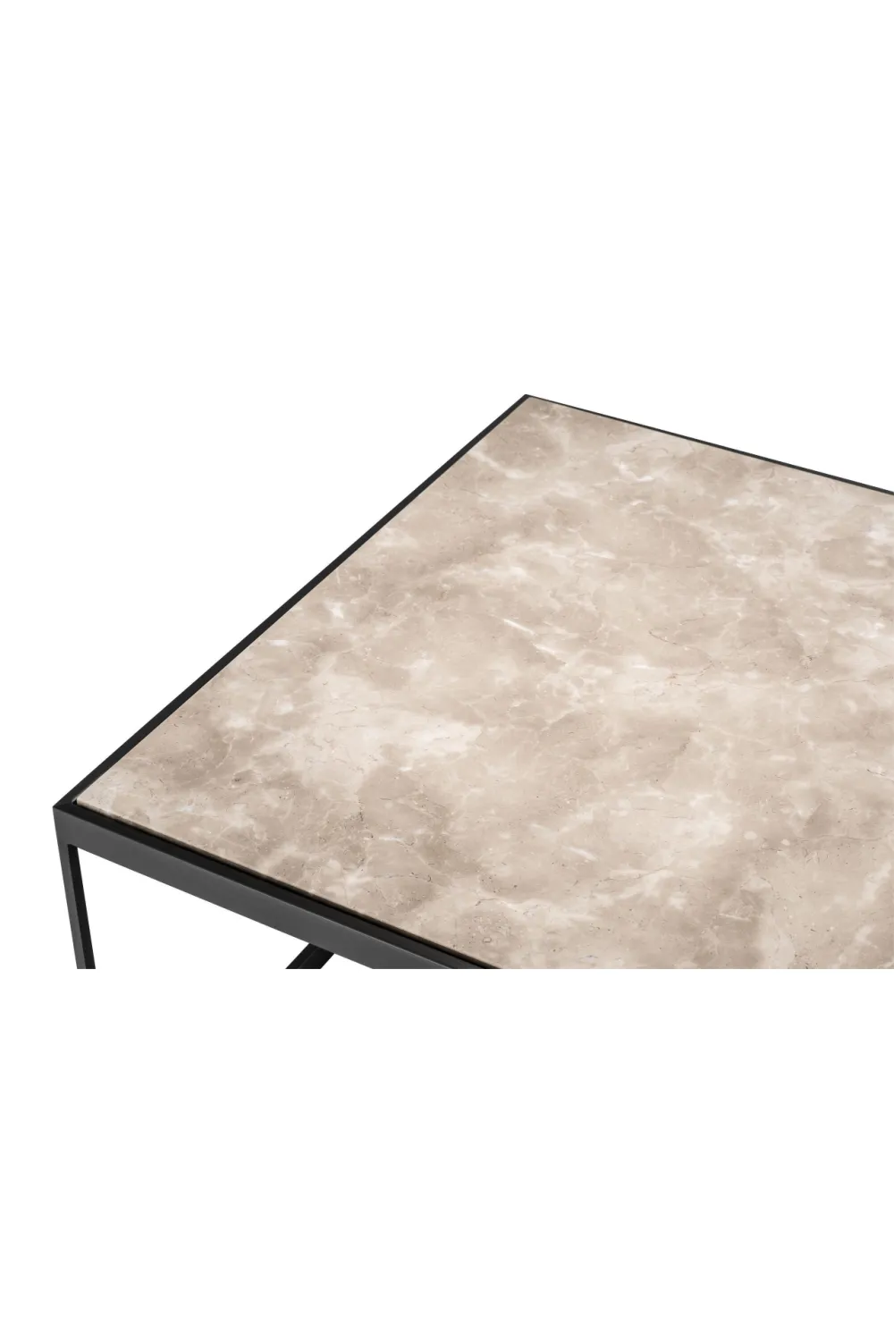Beige Marble Side Table | Eichholtz La Quinta