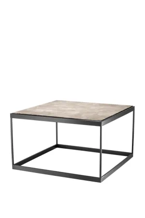 Beige Marble Side Table | Eichholtz La Quinta