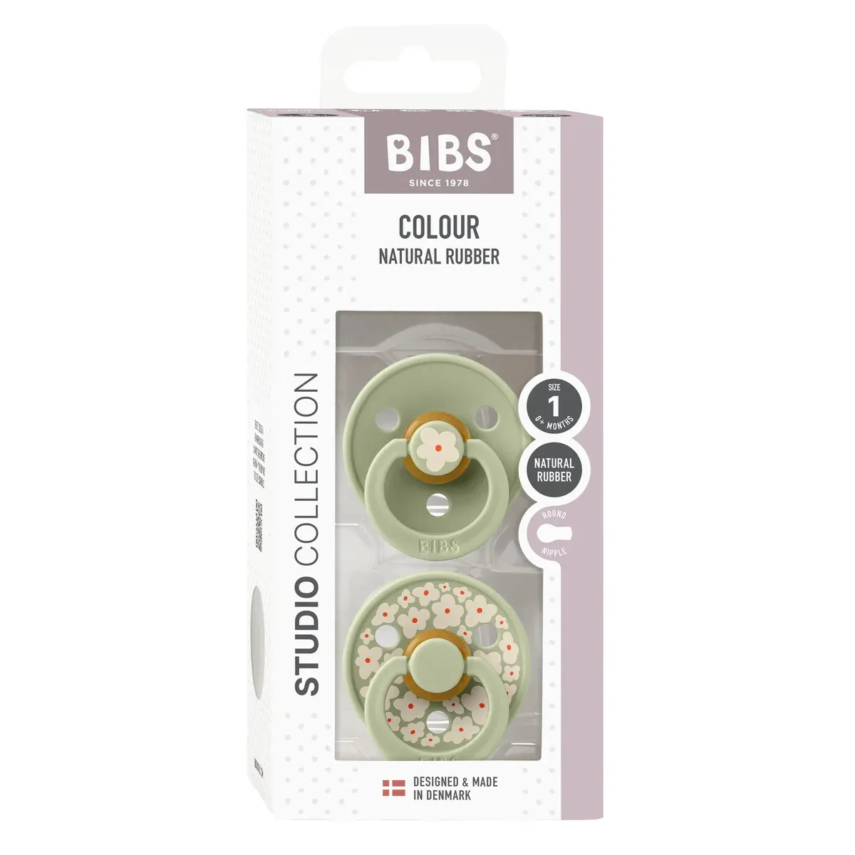 BIBS Dummies - Studio 2 Pk Jasmine Sage Mix