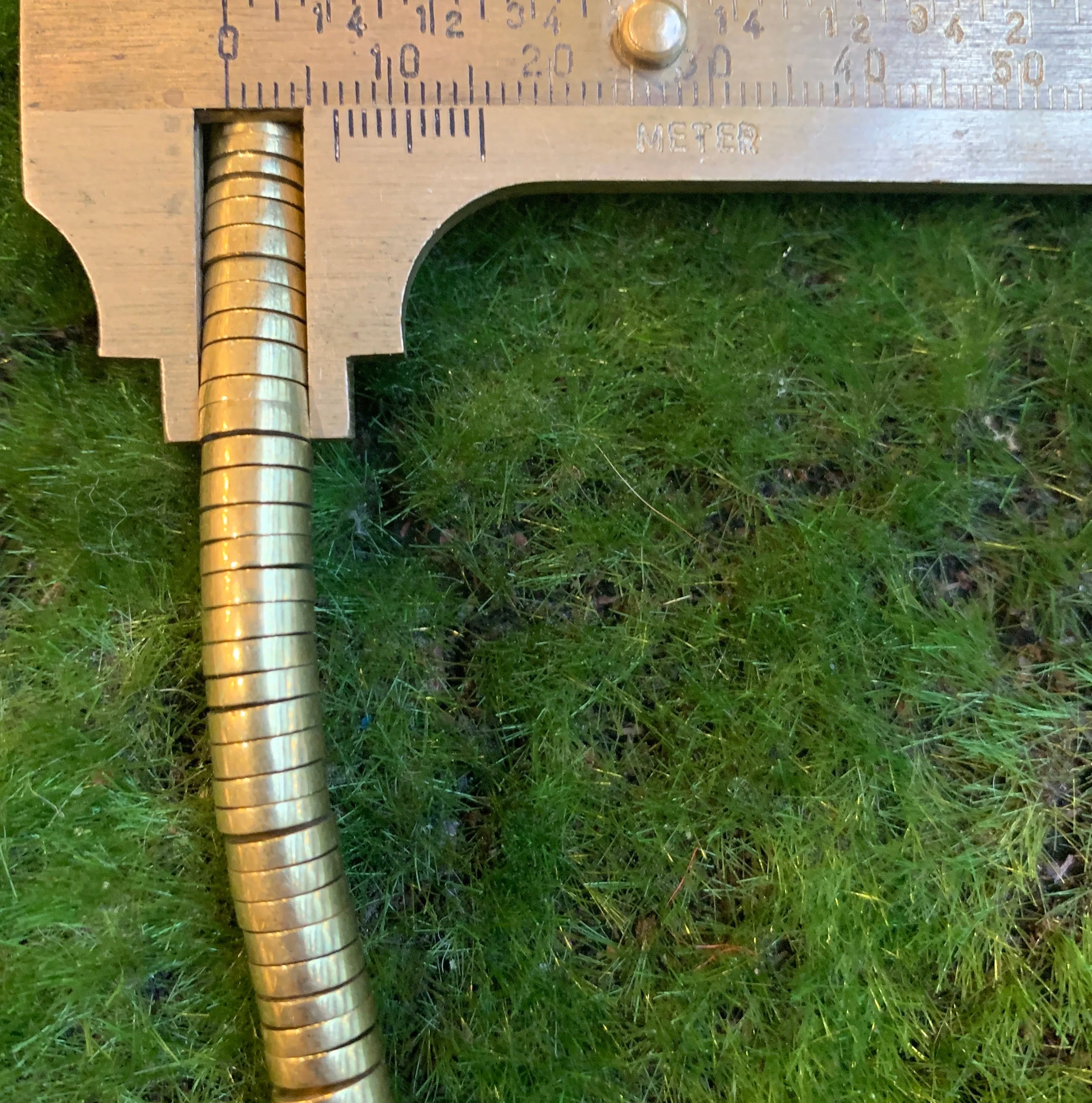 Brass Spacer Bead Strands