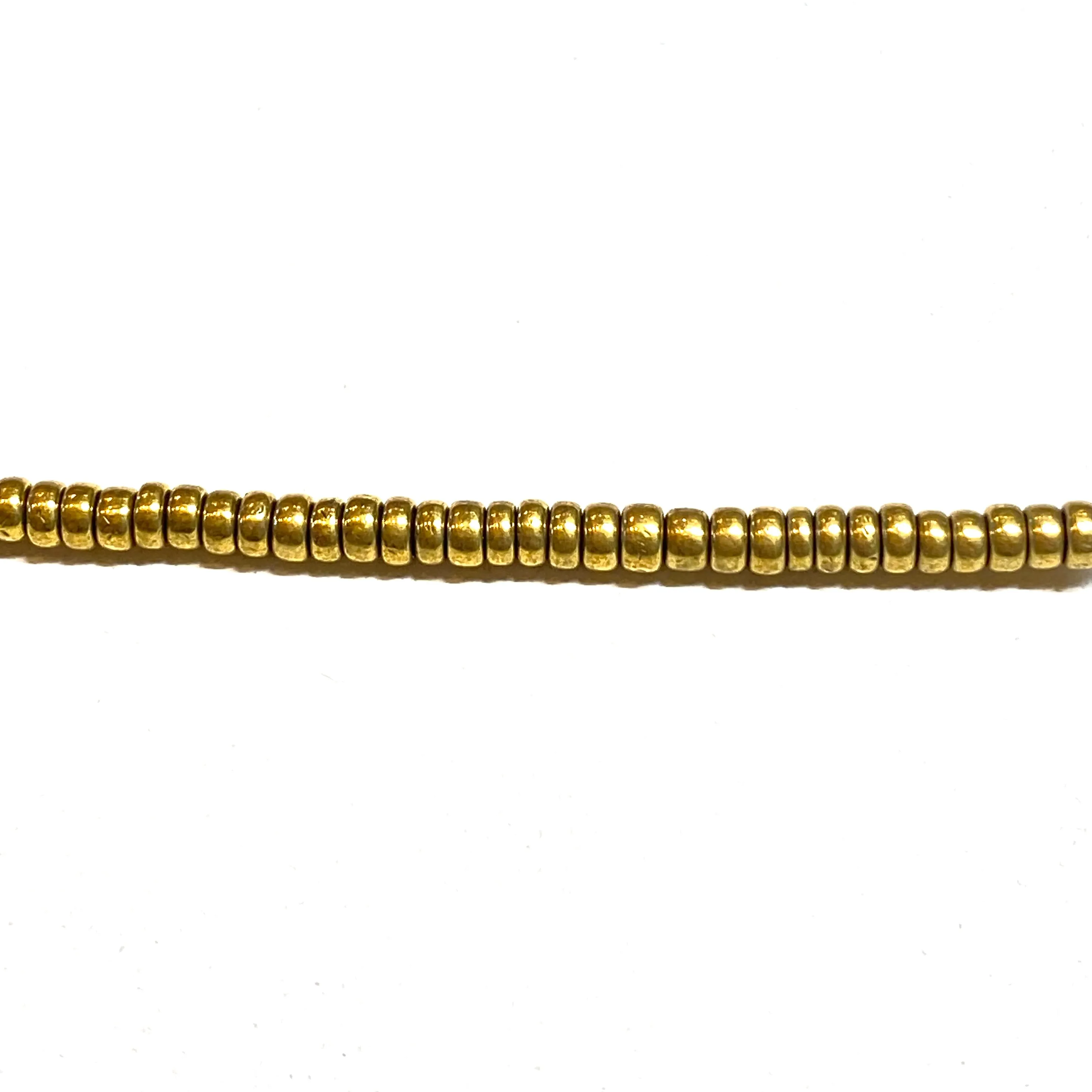 Brass Spacer Bead Strands