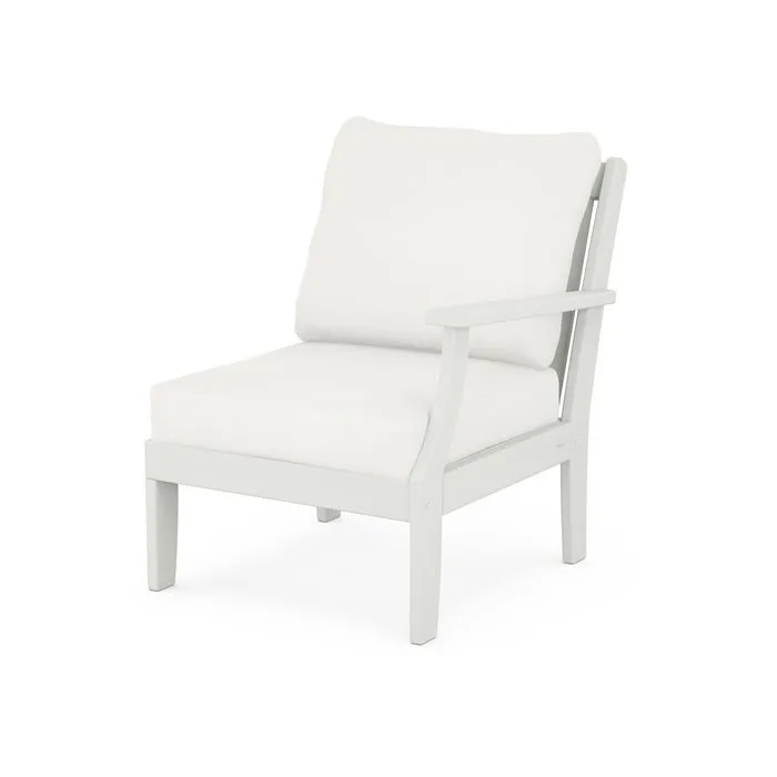 Braxton Modular Right Arm Chair in Vintage Finish