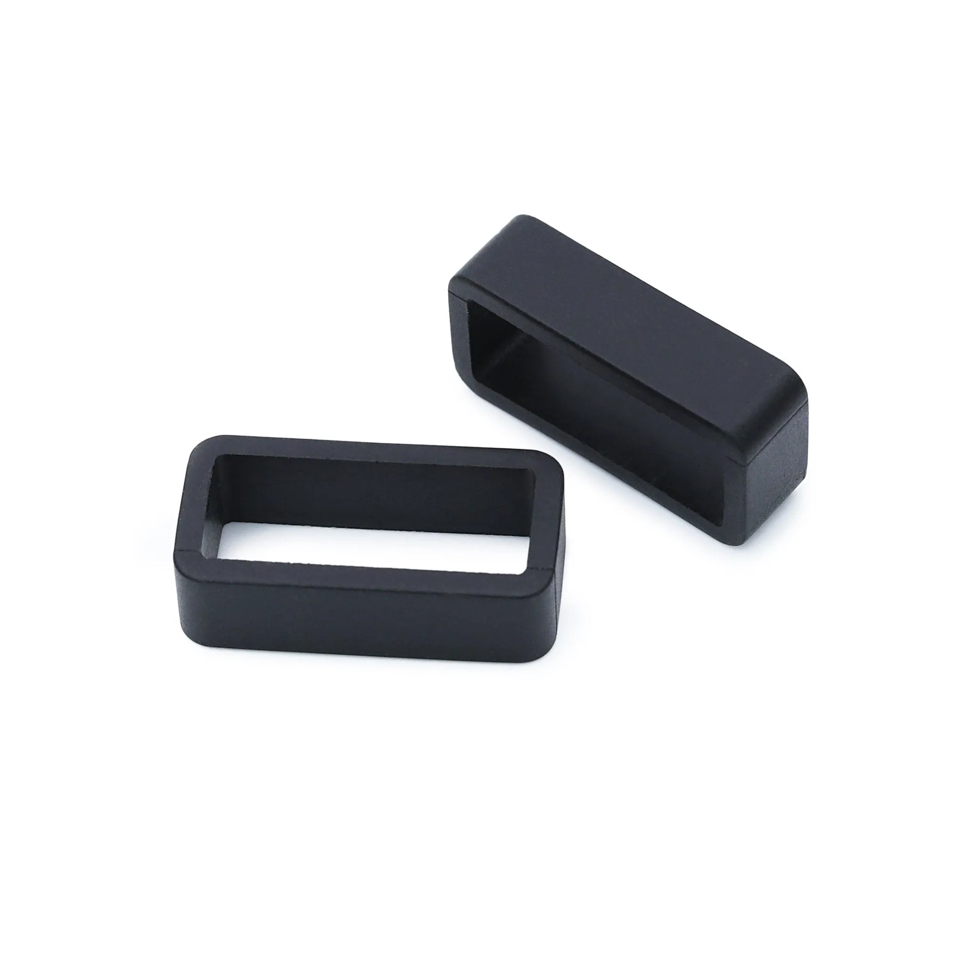 Curved End Rubber Strap for TUD BB M79230, Dual Color Curved Black & Blue