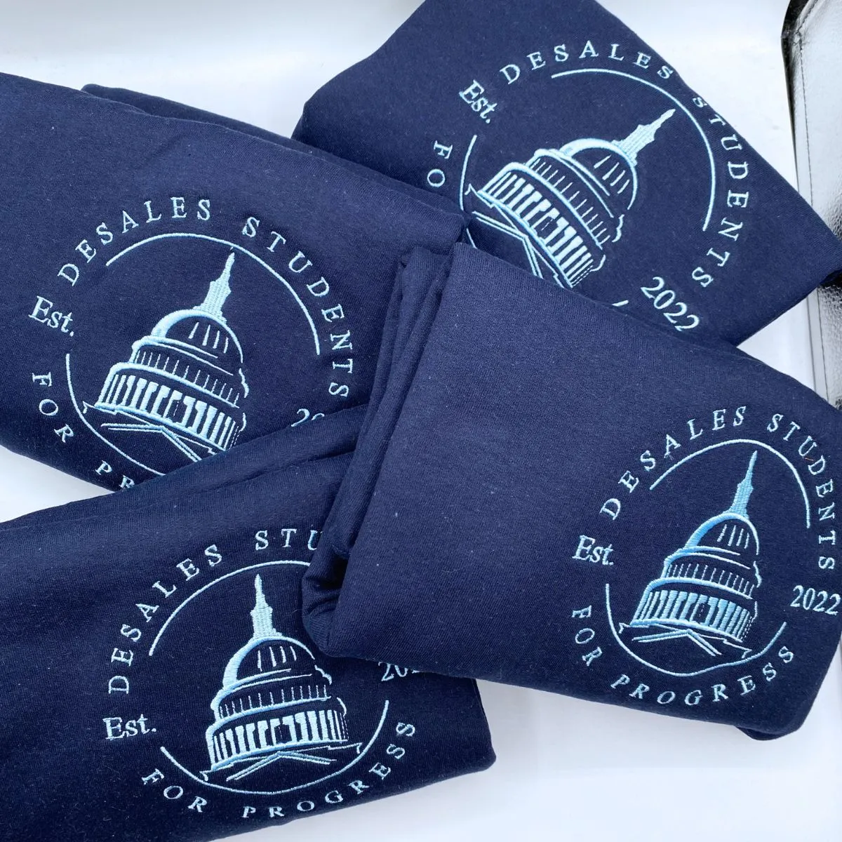Custom Embroidered Tee, Personalized "ANY TEXT HERE" Logo Shirt