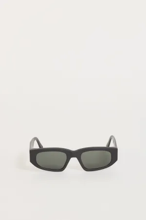 Eclipse Matte Black | Green Solid Lens