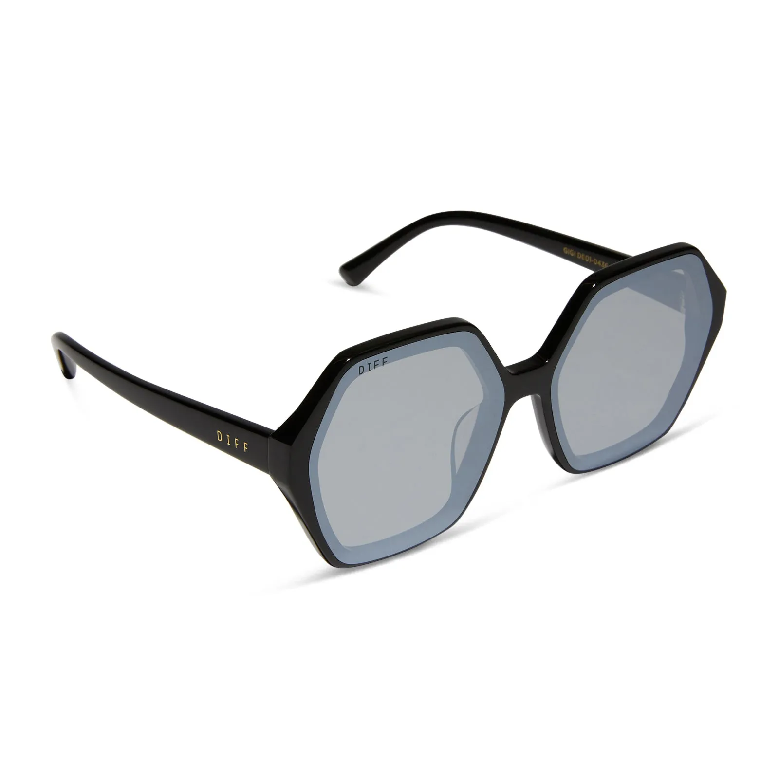 GIGI - BLACK   GREY FLASH SUNGLASSES