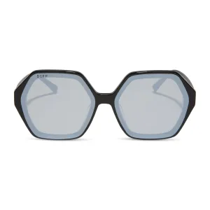 GIGI - BLACK   GREY FLASH SUNGLASSES