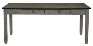 Granby Dining Table in Coffee and Antique Gray 5627GY-72