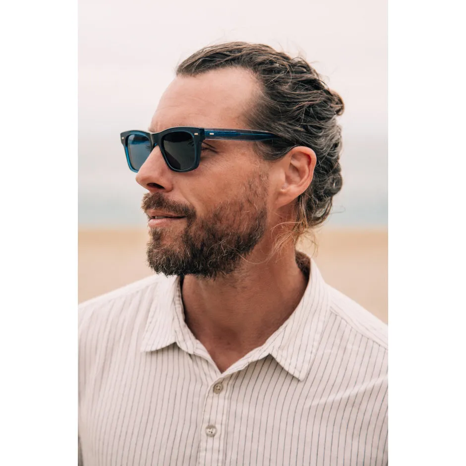 I SEA Quinn Sunglasses - BLUE / BLUE POLARIZED LENS
