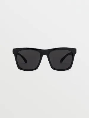 Jewel Sunglasses - Gloss Black/Gray