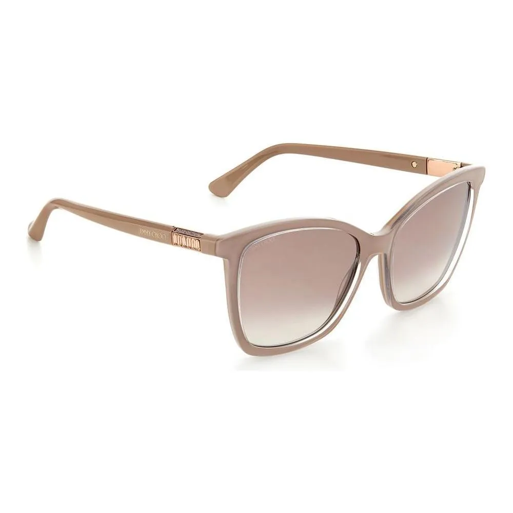 Jimmy Choo Beige Acetate Sunglasses