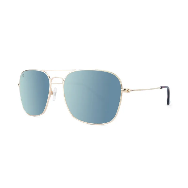 Knockaround Mount Evans Sunglasses - Gold / Sky Blue