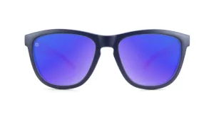 Knockaround Star Spangled Premiums Blue Matte Frame - Blue Moonshine Lens - Polarized Sunglasses