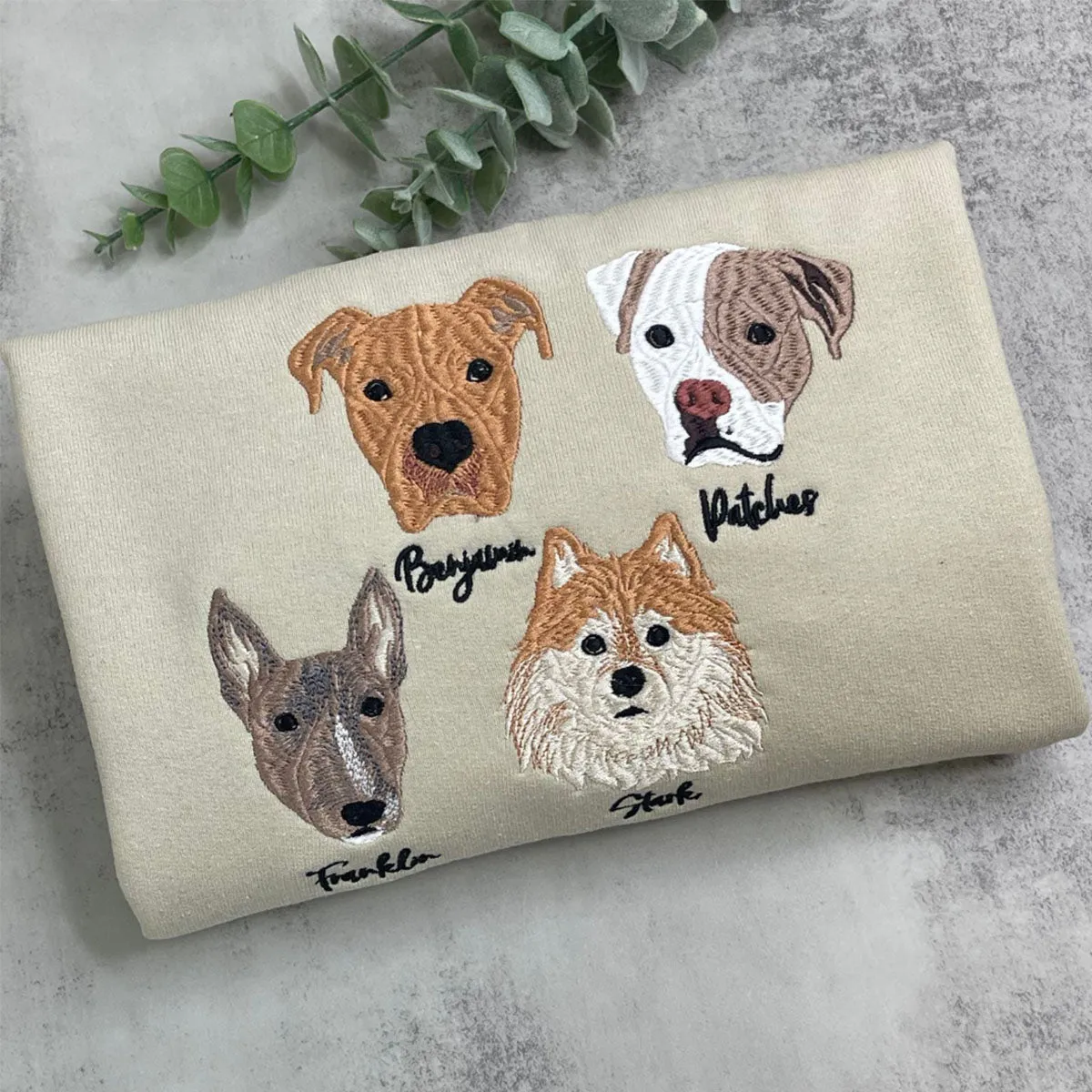 Labrador Sweatshirt or Hoodie, Custom Embroidered Gift from Photo Name