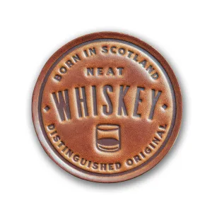 Leather Coaster - Whiskey