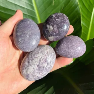 Lepidolite Gallets - Polished Palm Stones