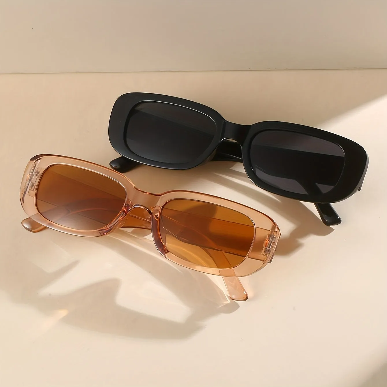 Mens  Womens Trendy Square Sunglasses  12pcs