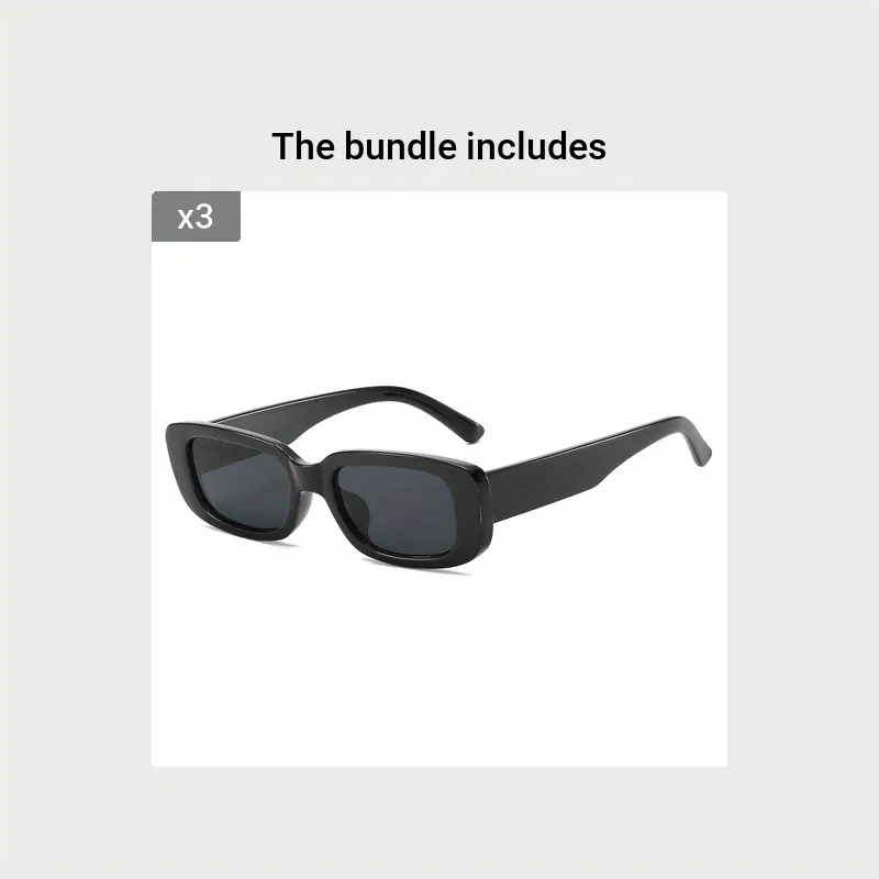 Mens  Womens Trendy Square Sunglasses  12pcs