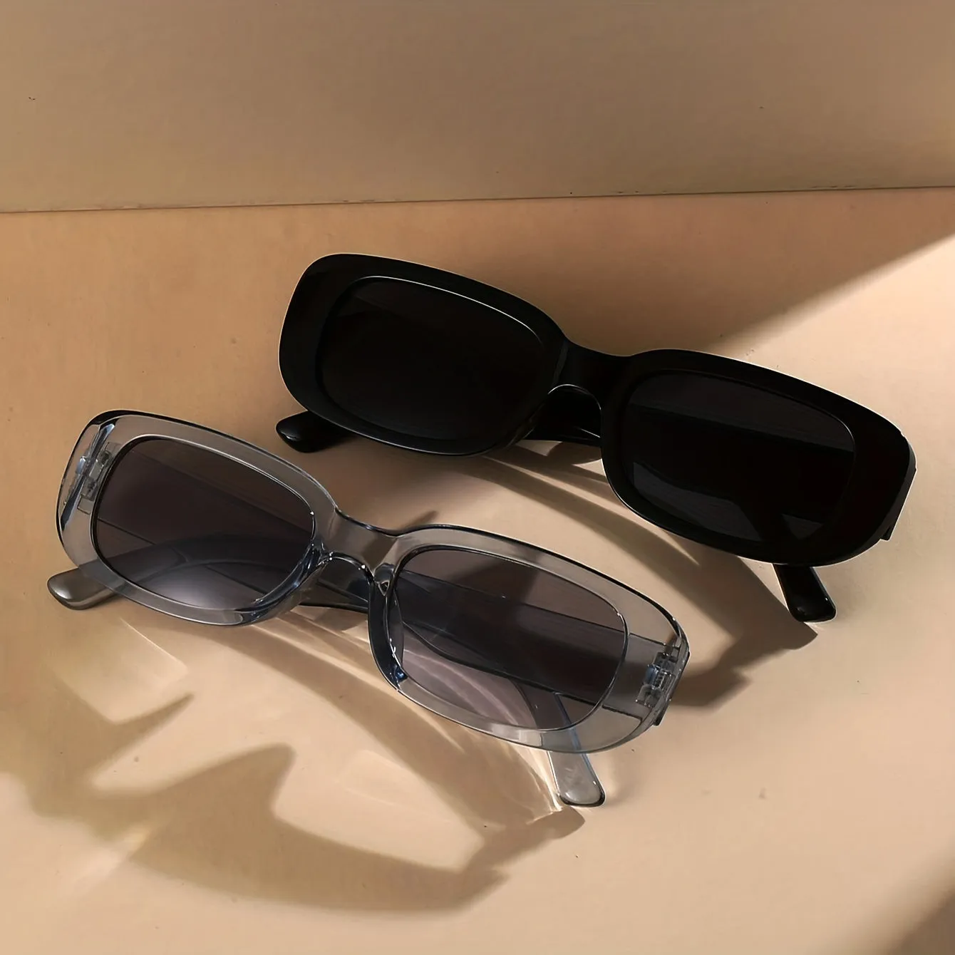 Mens  Womens Trendy Square Sunglasses  12pcs