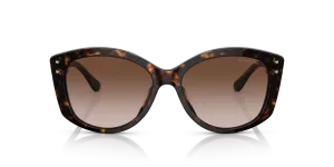Michael Kors Charleston Non-Polarized Sunglasses - Black Bio/Dark Gray Gradient