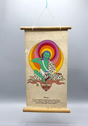 Milarepa Printed Lokta PaperWall Hanging