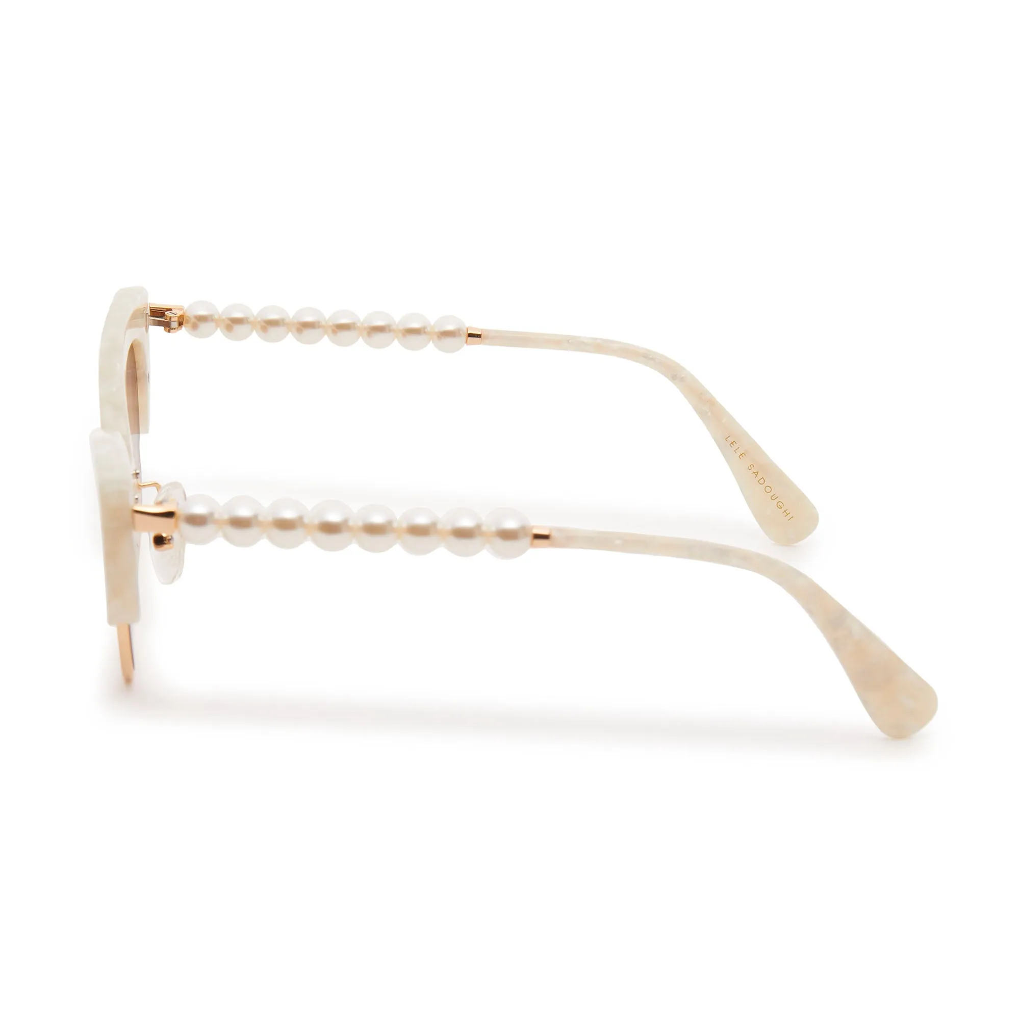 MOTHER OF PEARL NASHVILLE CAT-EYE SUNGLASSES