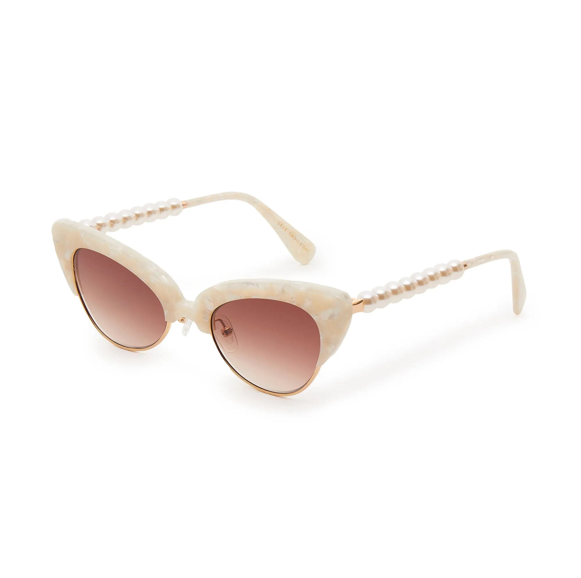 MOTHER OF PEARL NASHVILLE CAT-EYE SUNGLASSES