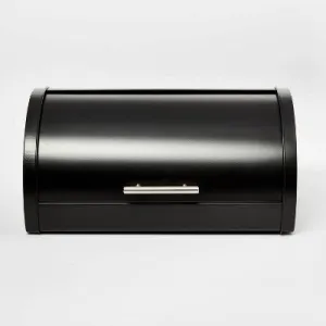 New - Metal Breadbox Black - Threshold
