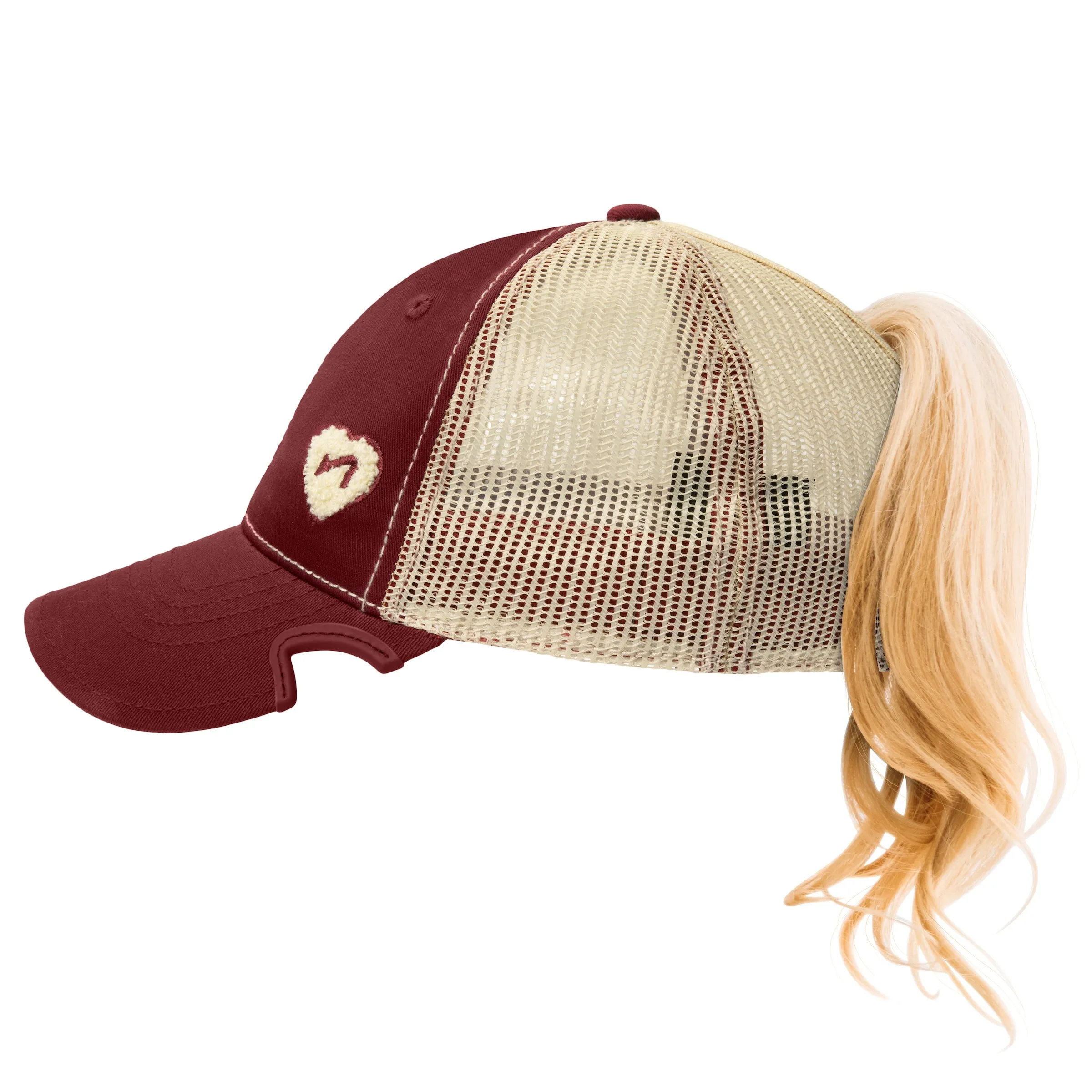 Notch Classic Adjustable Merlot Ponytail
