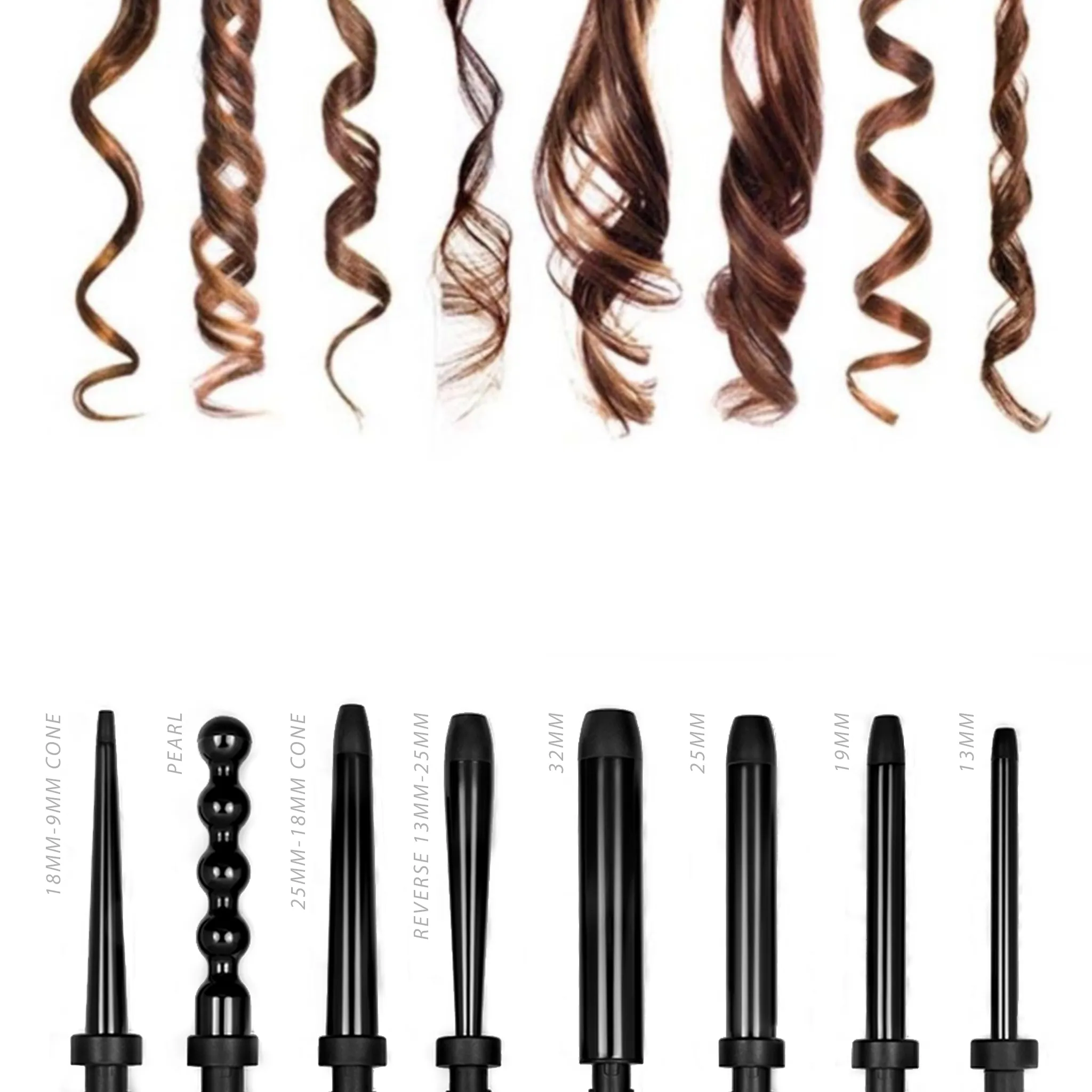 NUME Octowand 8-in-1 Curling Wand