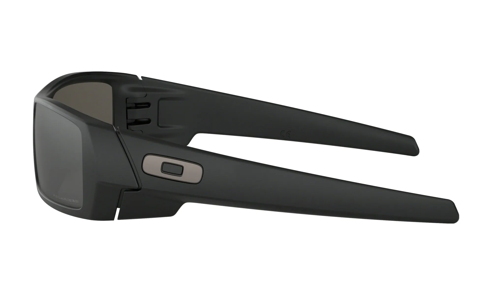 Oakley Mens Gascan Matte Black Frame - Black Iridium Lens - Polarized Sunglasses