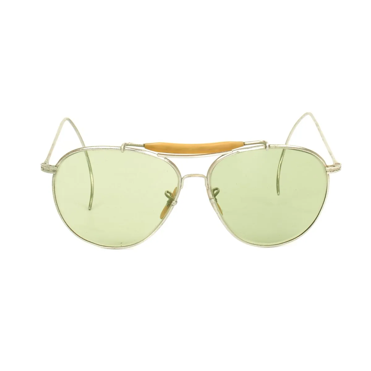 Original WWII USAAF Bausch and Lomb AN6531 Aviator Sunglass Named Grouping