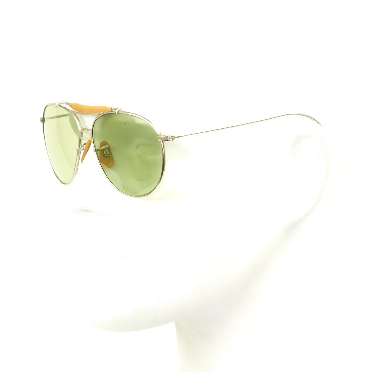 Original WWII USAAF Bausch and Lomb AN6531 Aviator Sunglass Named Grouping