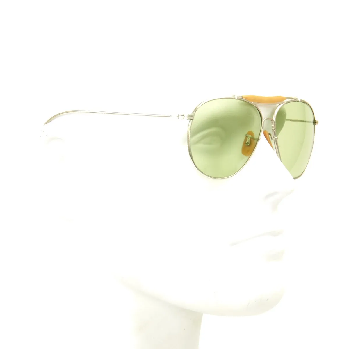 Original WWII USAAF Bausch and Lomb AN6531 Aviator Sunglass Named Grouping