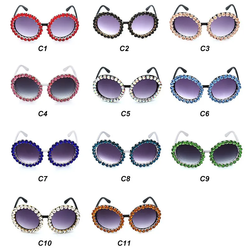 Oversize Round Luxury Sunglasses
