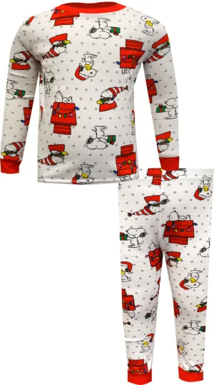 Peanuts Snoopy and Woodstock Christmas Joy Toddler Pajama