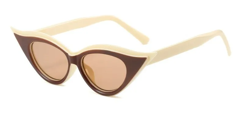 Pre Order:  Retro Two-Tone Cat Eye Sunglasses