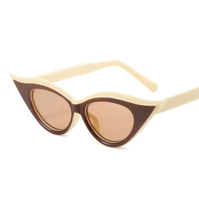 Pre Order:  Retro Two-Tone Cat Eye Sunglasses