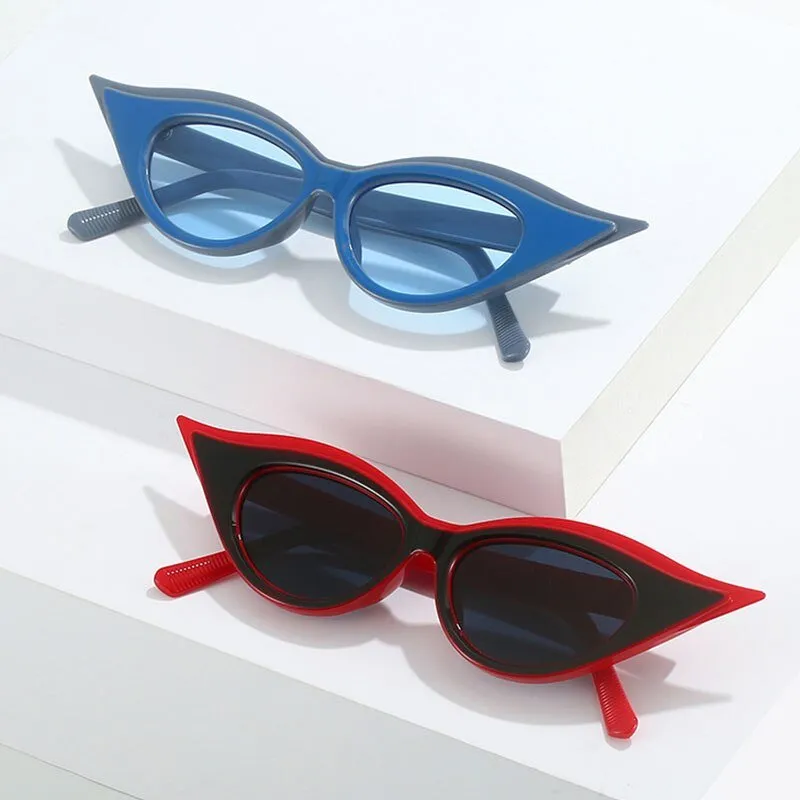 Pre Order:  Retro Two-Tone Cat Eye Sunglasses
