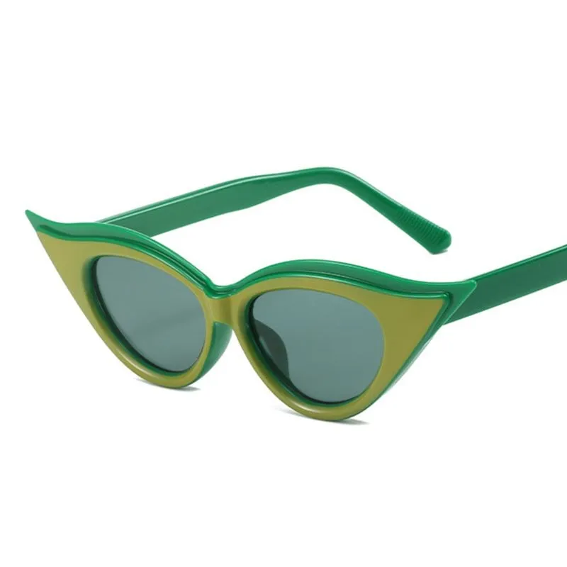 Pre Order:  Retro Two-Tone Cat Eye Sunglasses