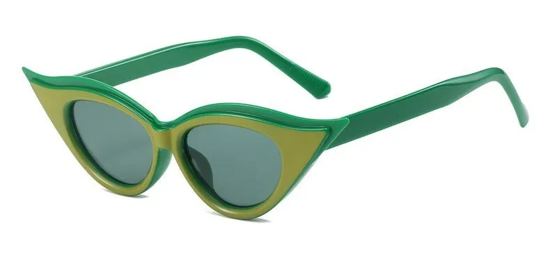 Pre Order:  Retro Two-Tone Cat Eye Sunglasses